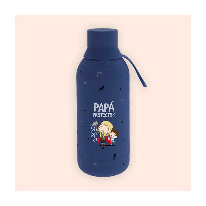 BOTELLA TÉRMICA 500ML - DARK BLUE PAPÁ PROTECTOR