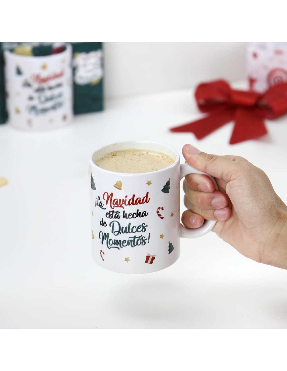 Taza navideña - La Navidad está hecha de dulces momentos