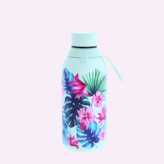 🌴 Botella Térmica Mint Tropical: Frescura y Estilo en tus Bebidas! 💦