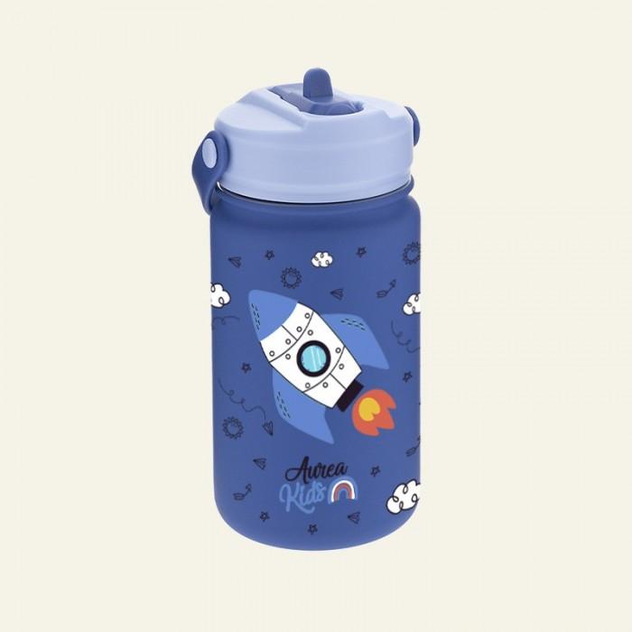 Botella térmica adaptador infantil con pajita - Rocket