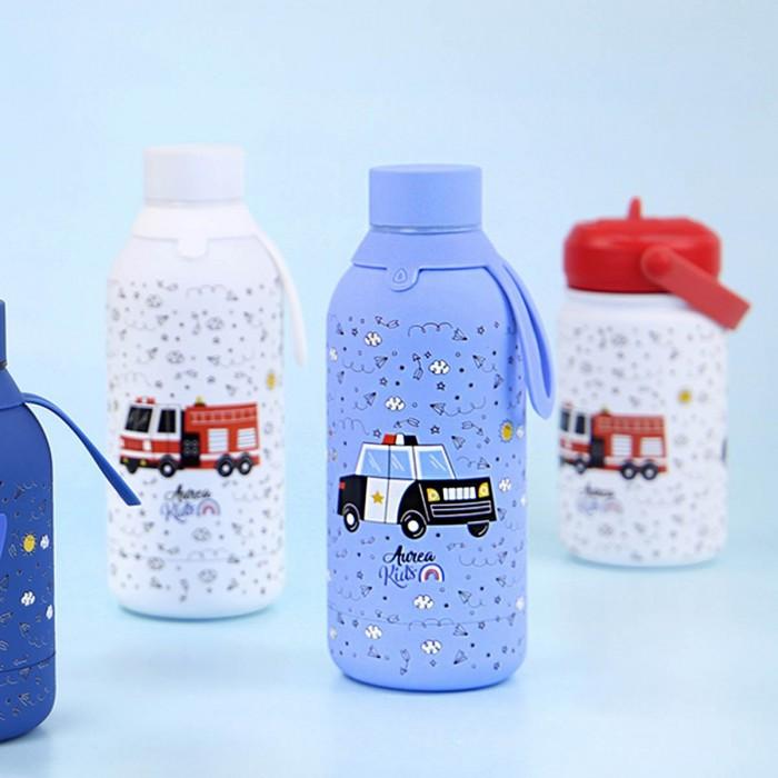 BOTELLA TRITÁN 350ML ADAPTADOR INFANTIL CON PAJITA - CARS