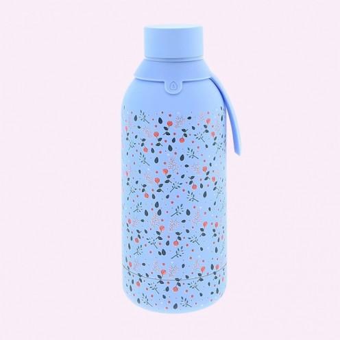 botella de agua de goma acero inoxidable niños botellas de agua de