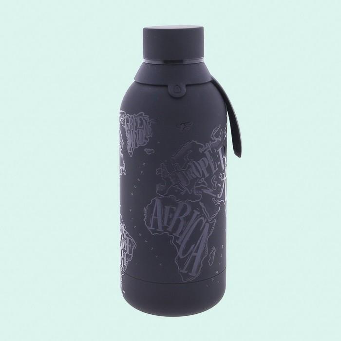 Botella acero inoxidable 500ml - Black new maps