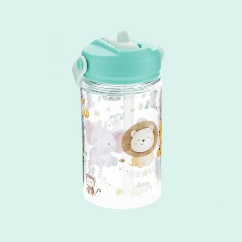 Botella Peter Rabbit con pajita Confeti 350 ml