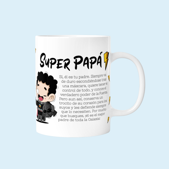 Taza graciosa 330ml Galaxy papá