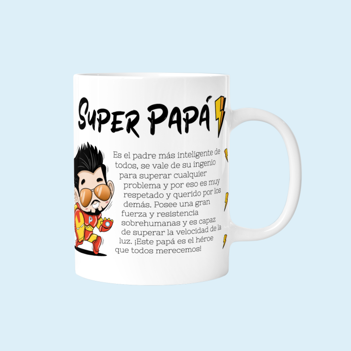 Taza graciosa 330ml Iron papá