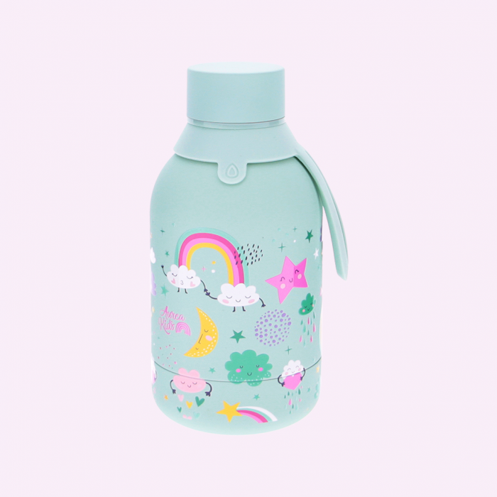 BOTELLA TÉRMICA INFANTIL - MINT CLOUDY SKY