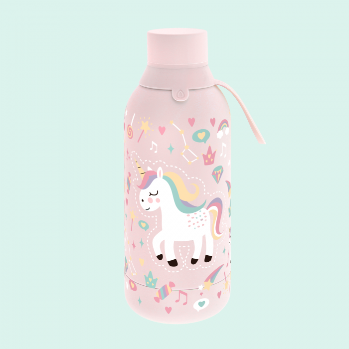 BOTELLA TÉRMICA INFANTIL - PINK UNICORN