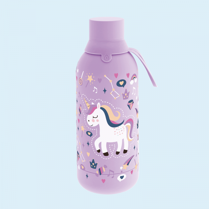 Botella Térmica Infantil - Lilac Unicorn