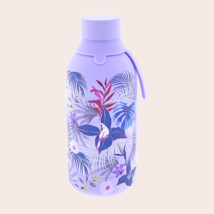 Botella Acero Inoxidable 500ml Lilac Exotic Floral