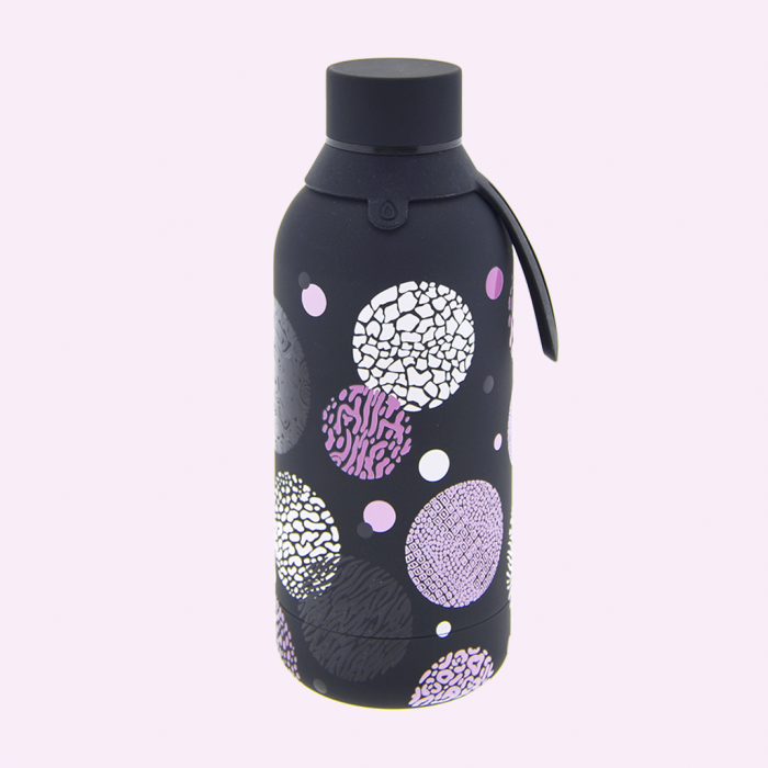 Botella Térmica 500ml - Black New Animal Print