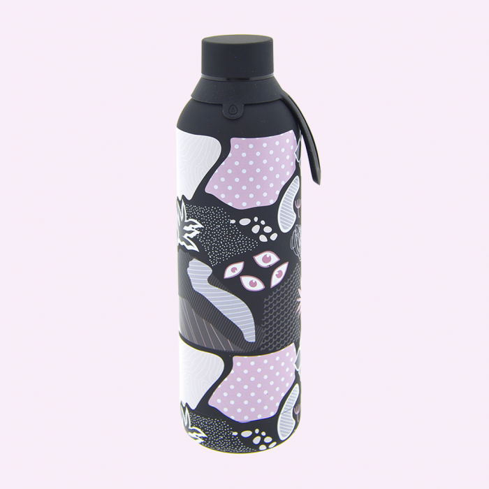 BOTELLA TÉRMICA 710ML - BLACK JUNGLE PRINT