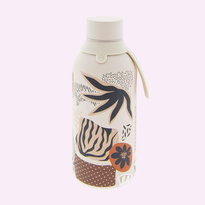 BOTELLA TÉRMICA 500ML - SAND JUNGLE PRINT