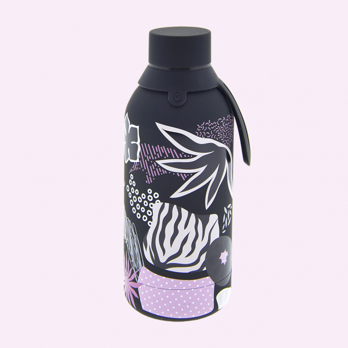 BOTELLA TÉRMICA 500ML - BLACK JUNGLE PRINT