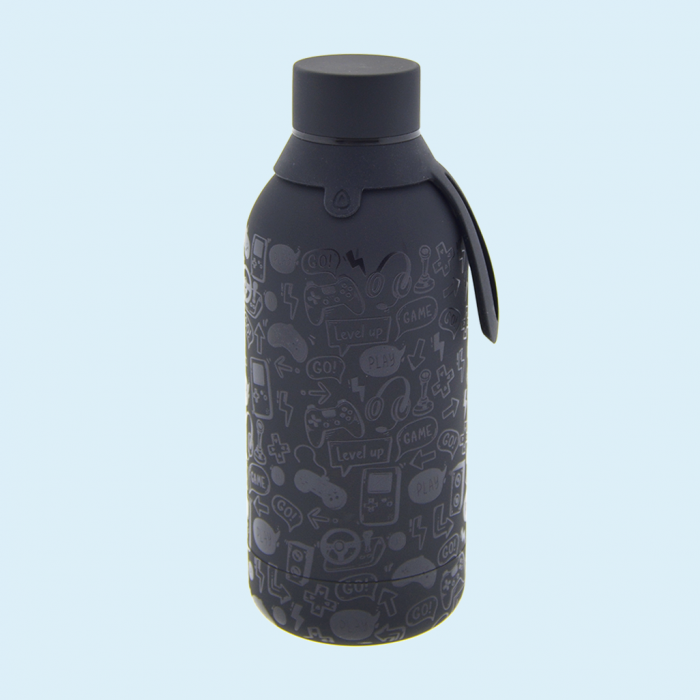 Botella Térmica 500ml - Black Play The Game