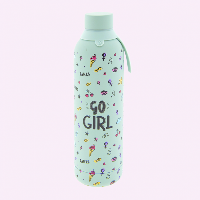 BOTELLA TÉRMICA 710ML - MINT GO GIRLS