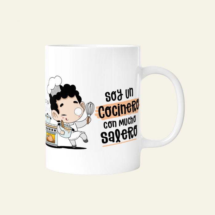 Taza graciosa - Cocinero