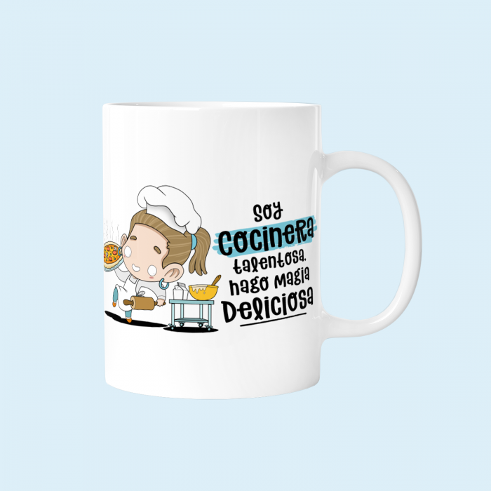 Taza graciosa - Cocinera