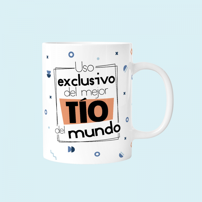 Taza 330ml - Uso exclusivo del mejor tío del mundo