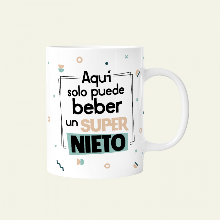 Taza 330ml - Aquí solo puede beber un super nieto