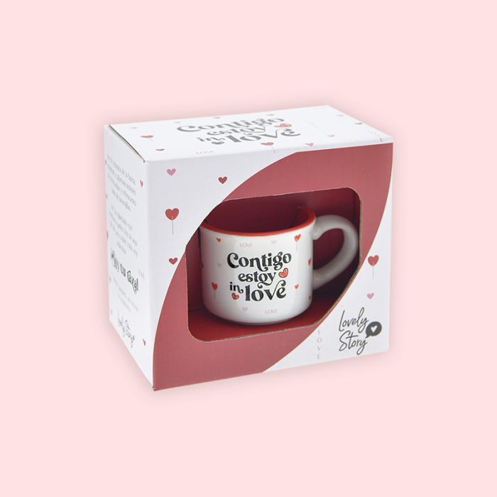 Taza mini 50 ml - Contigo estoy in love