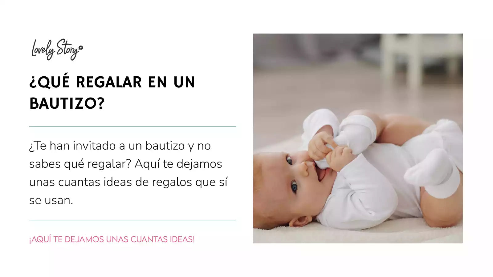 Ideas de regalos para bautizos