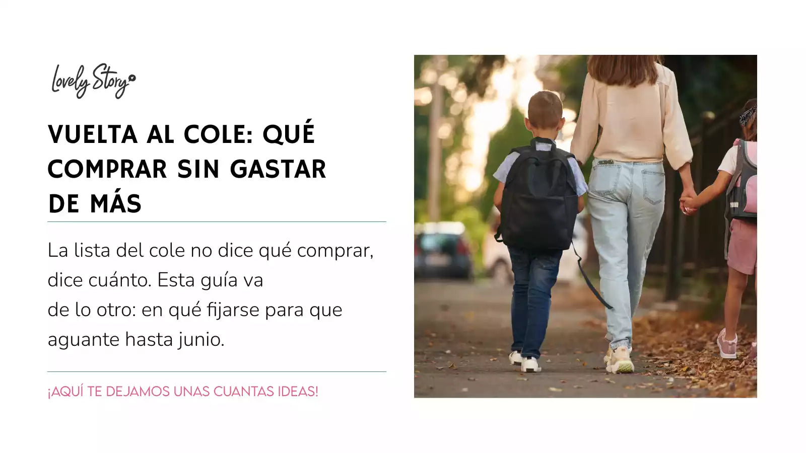 Vuelta al cole: qué comprar y cómo elegirlo sin gastar de más