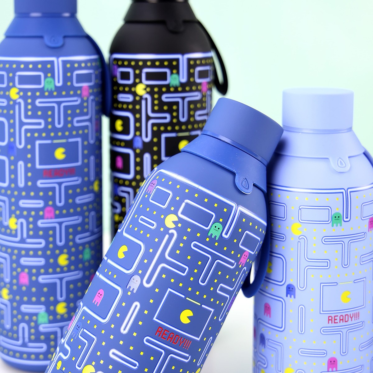 Botella 600ml +Altavoz - Gamer Pacman