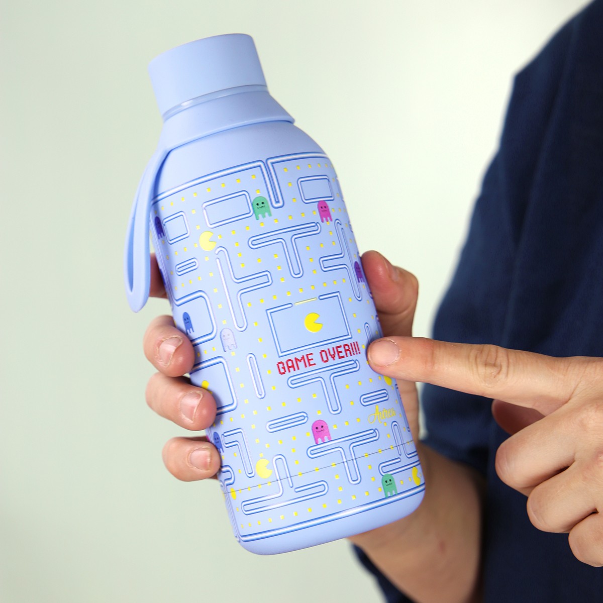 Botella de acero inoxidable - Gamer Pacman