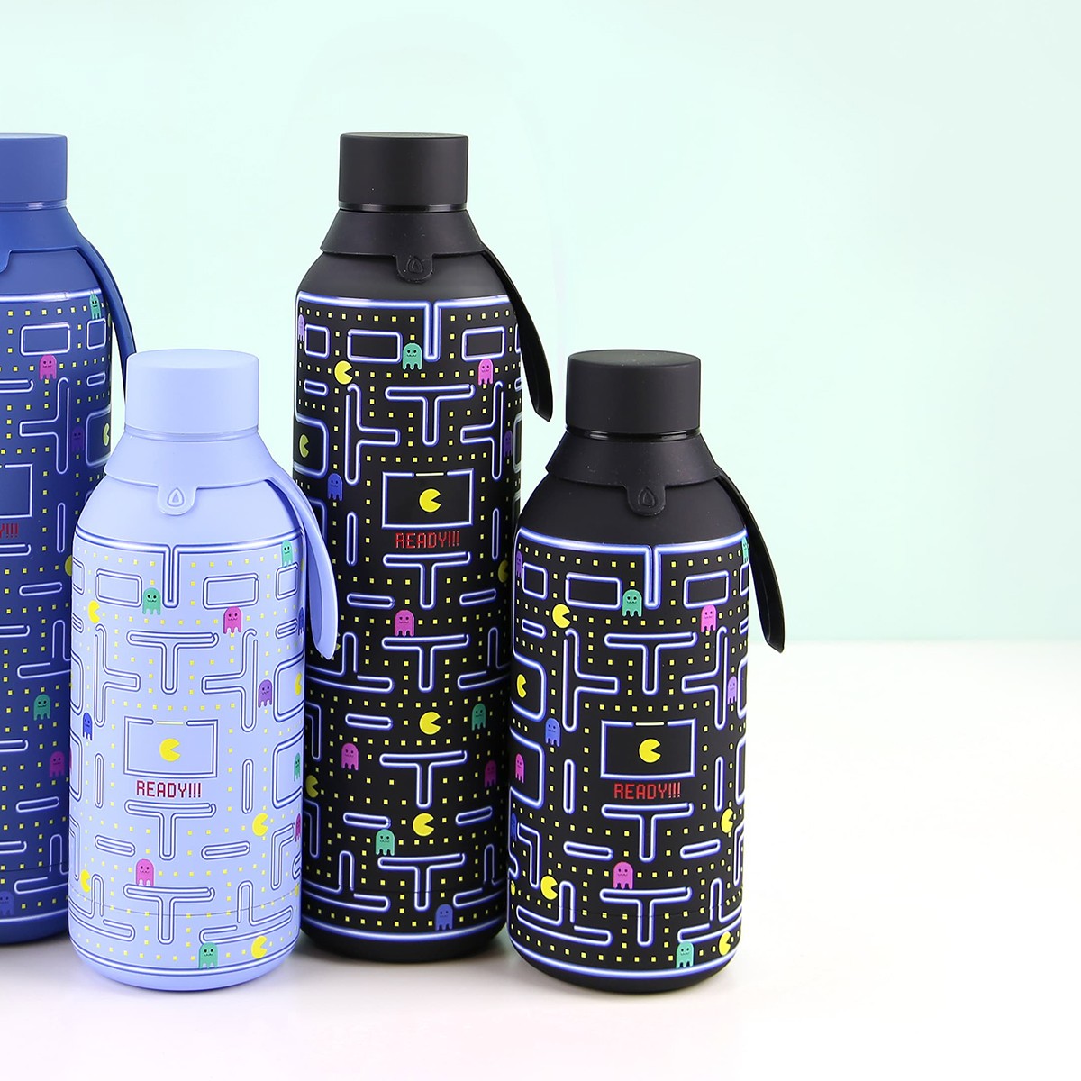 Botella 600ml +Altavoz - Gamer Pacman