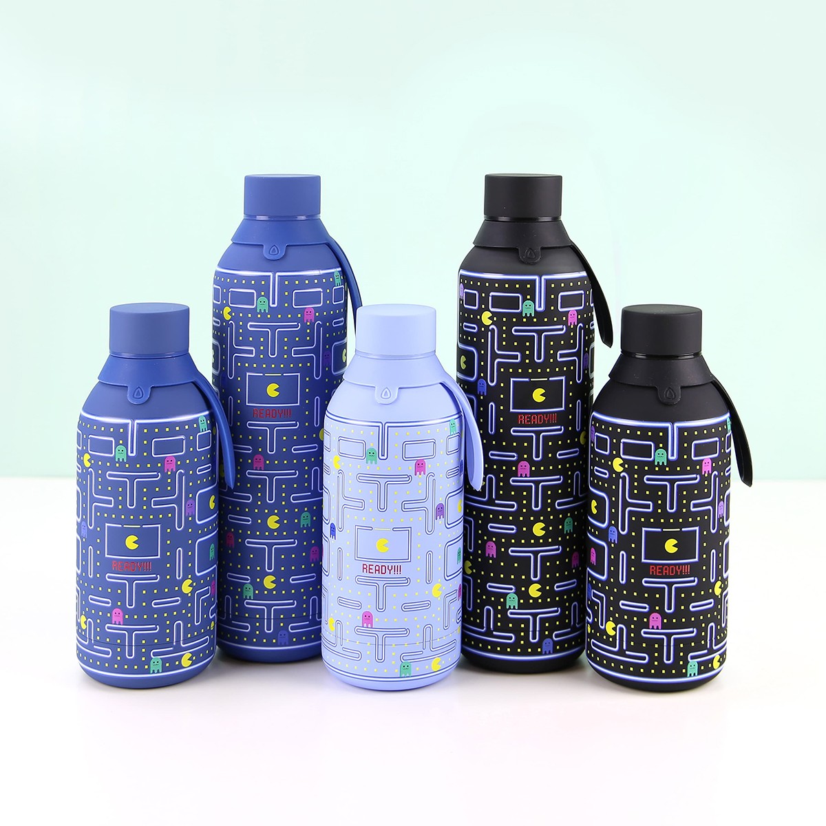 Botella 600ml +Altavoz - Gamer Pacman