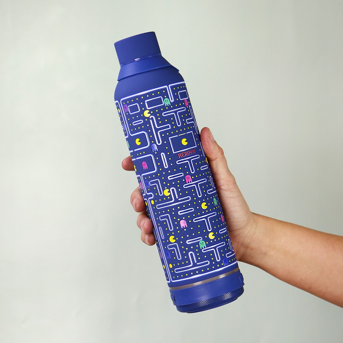 Botella 600ml +Altavoz - Gamer Pacman