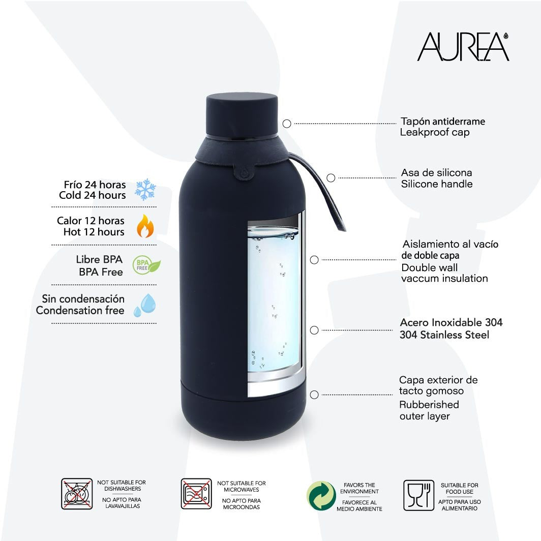 Botella de acero inoxidable - Football