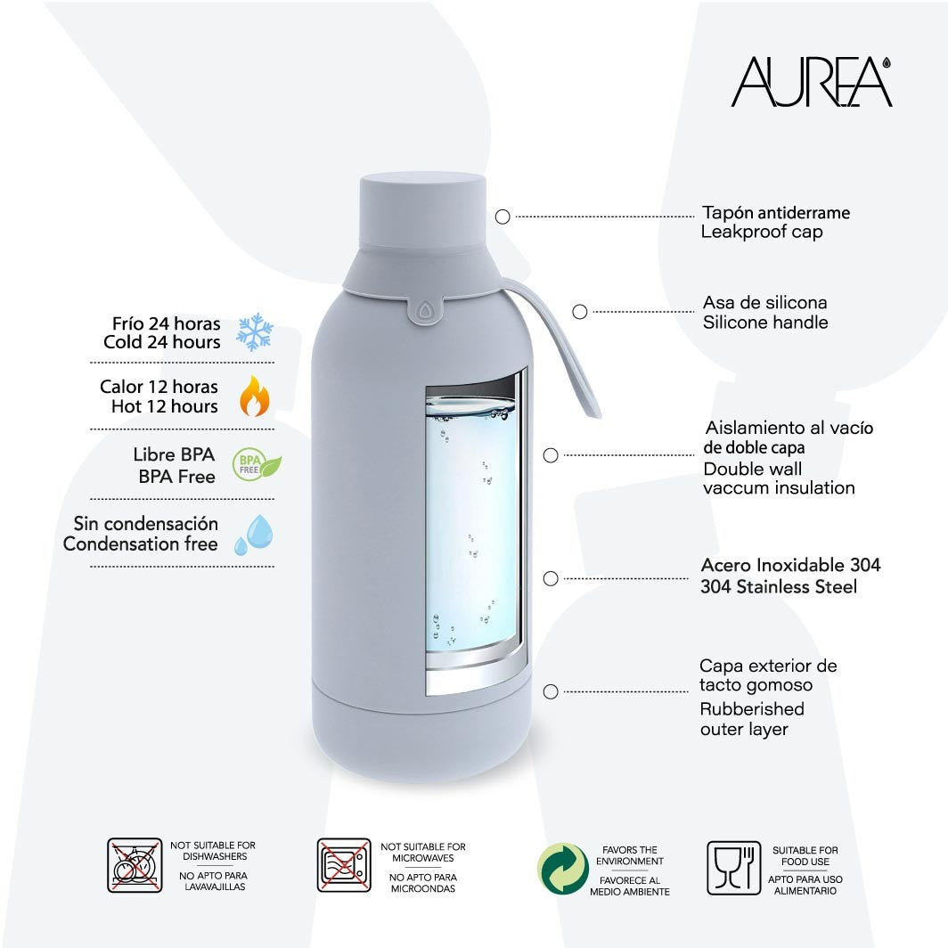 Botella de acero inoxidable - Football