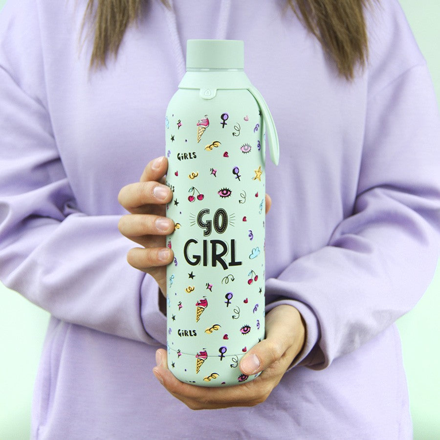Botella de acero inoxidable - Go Girl