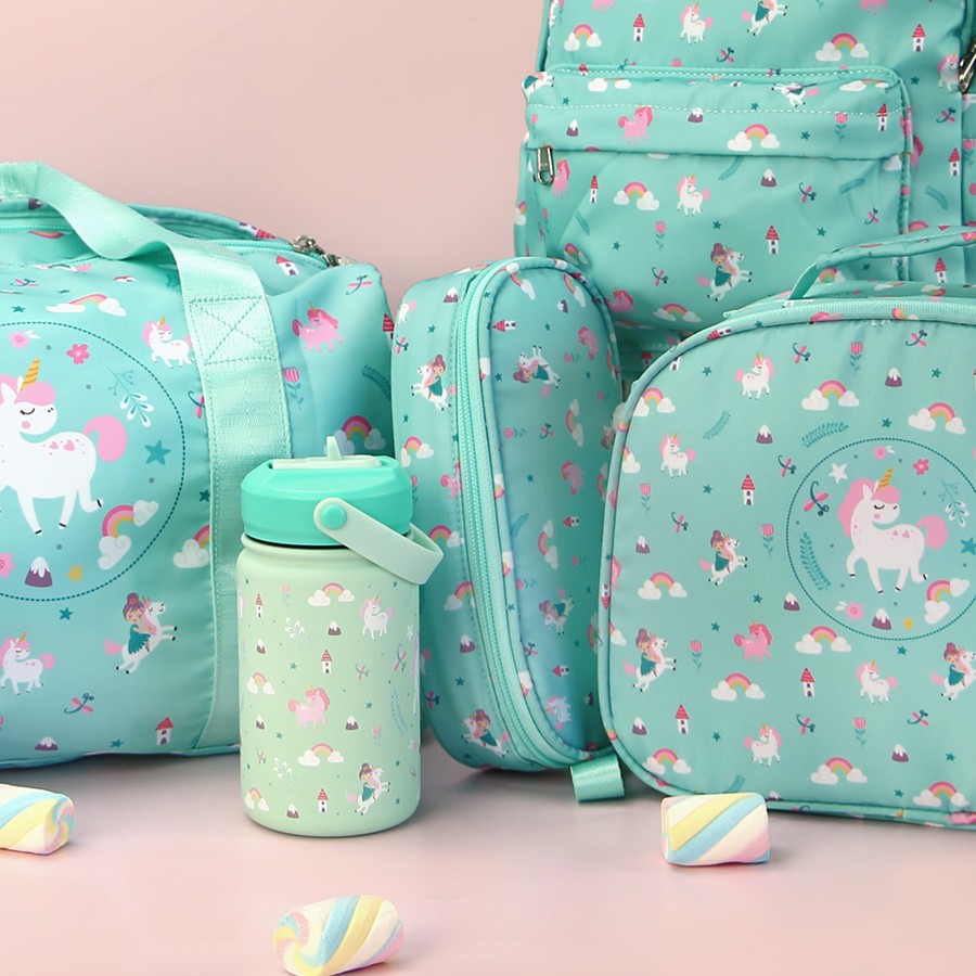 Botella Acero 330ml Adaptador Infantil Con Pajita - Fantasy Collection