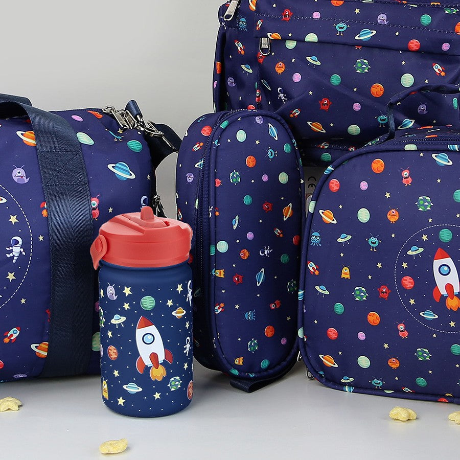 Botella Acero 330ml Adaptador Infantil Con Pajita - Fantasy Collection