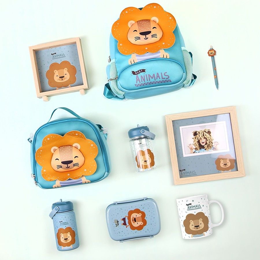 Taza Infantil Plástico 330ml - 3D Animals