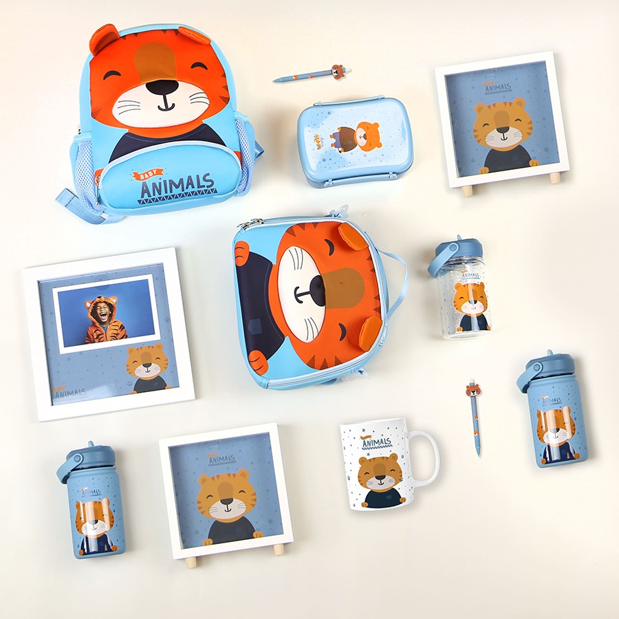 Taza Infantil Plástico 330ml - 3D Animals