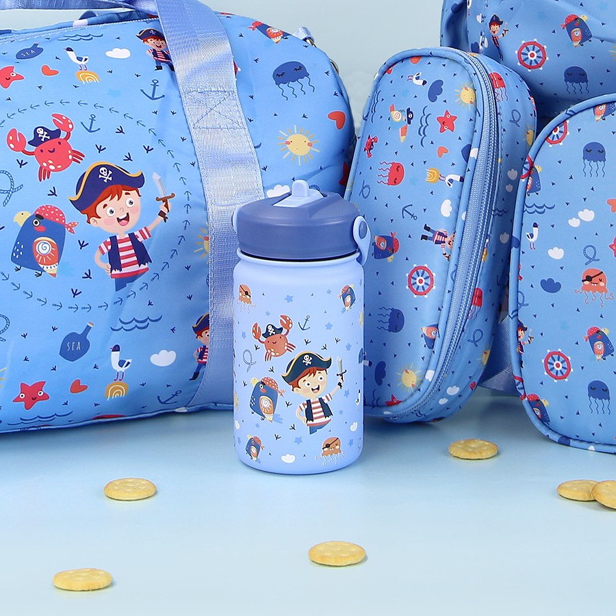 Botella Acero 330ml Adaptador Infantil Con Pajita - Fantasy Collection