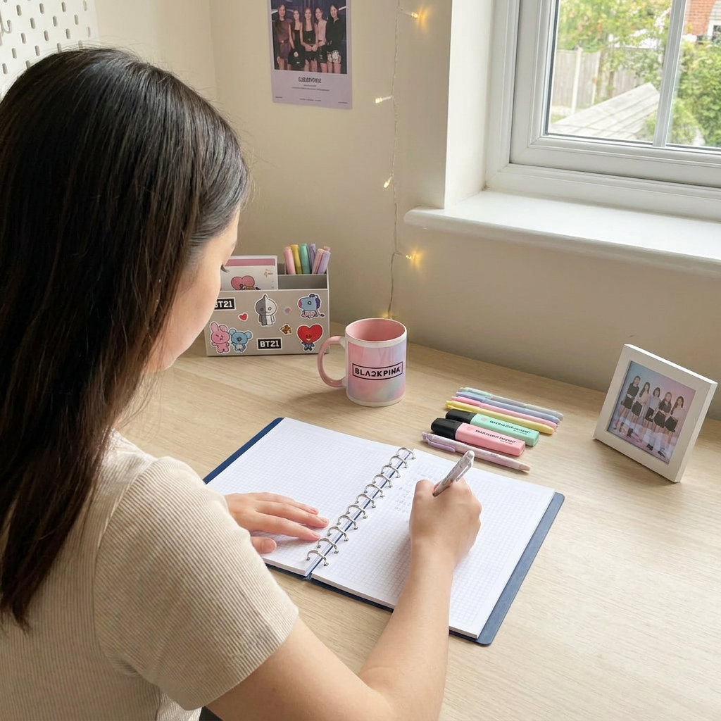 Cuaderno Smartbook Con Sistema de Discos – K-Pop | Lovely Story