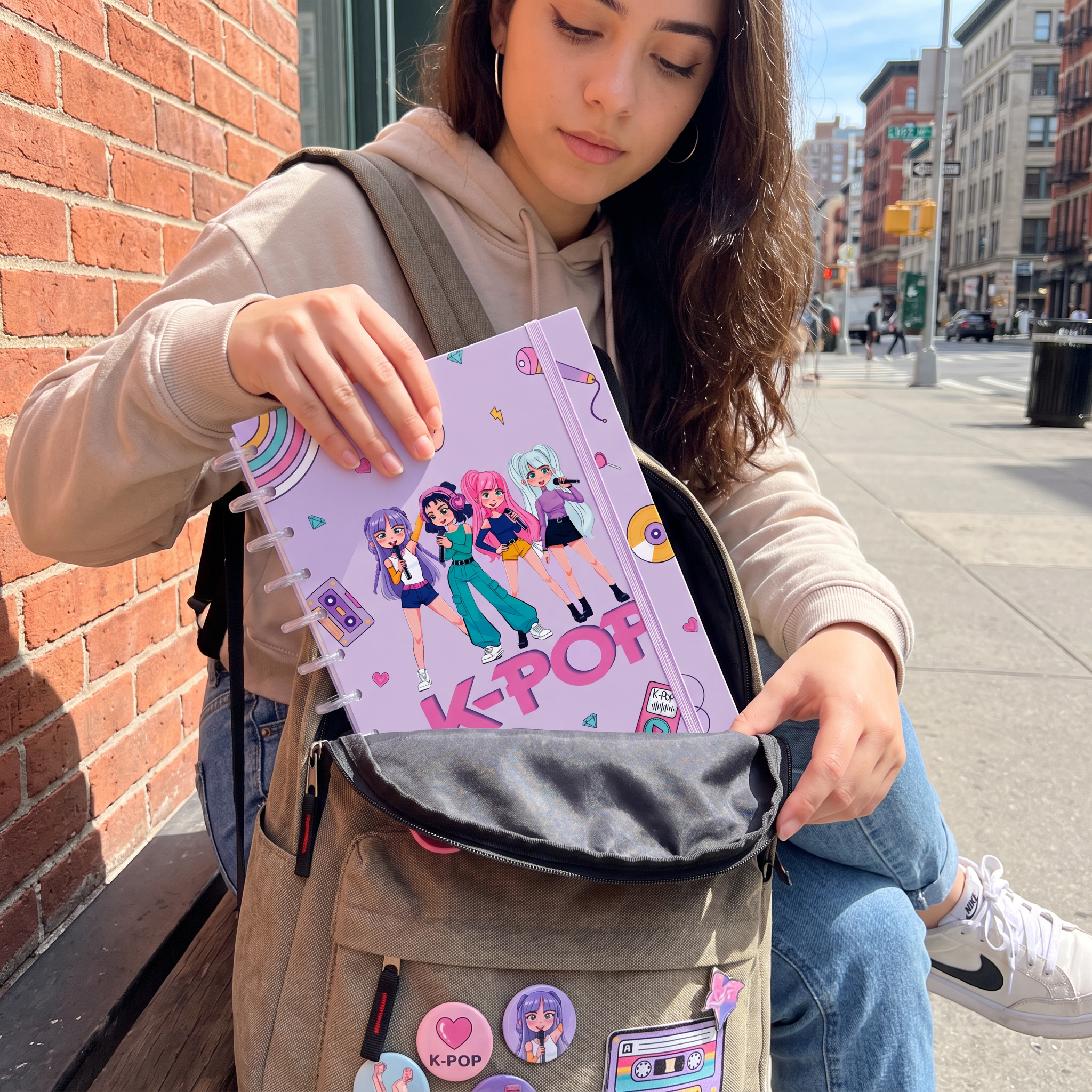 Cuaderno Smartbook Con Sistema de Discos – K-Pop | Lovely Story
