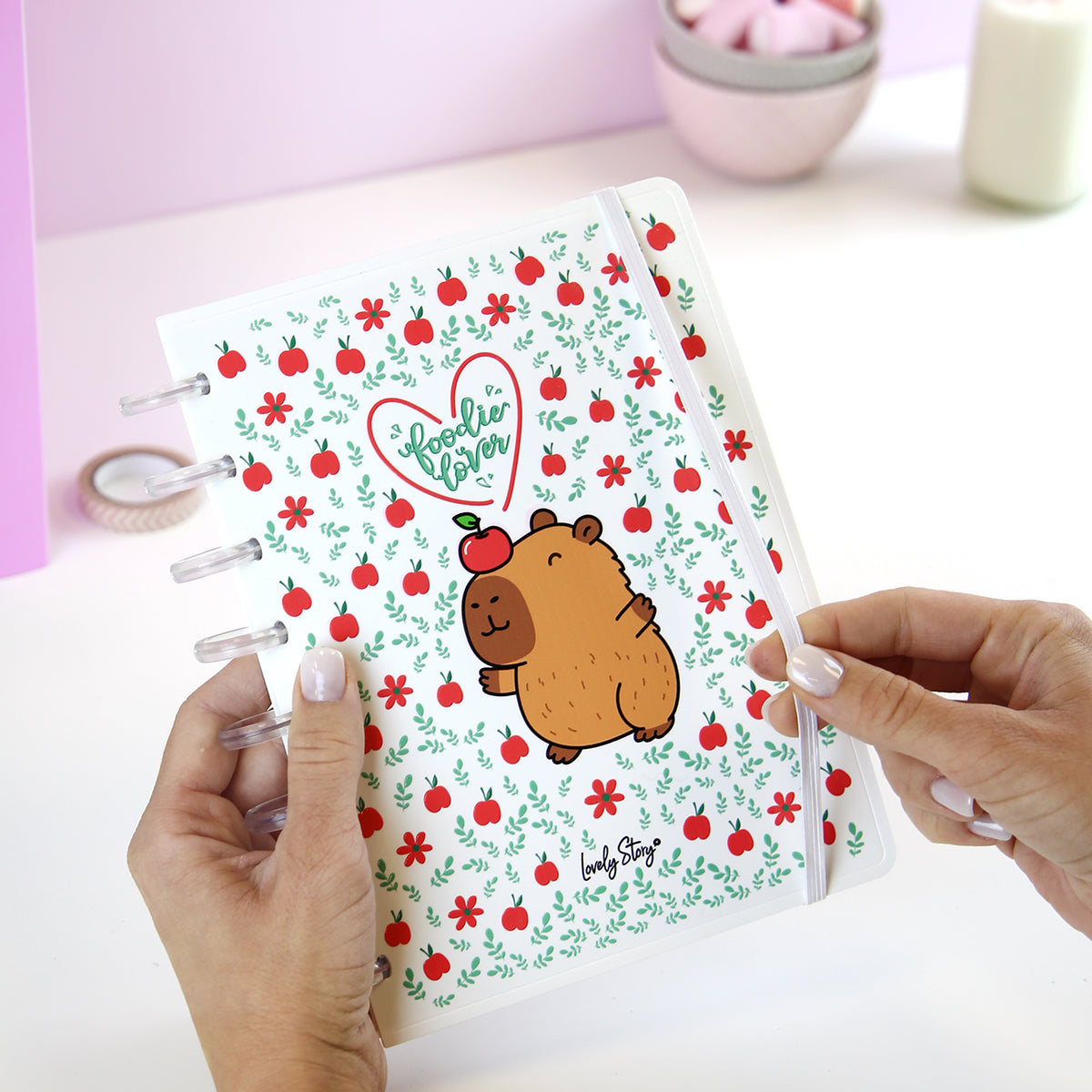 Smartbook A5 con sistema de discos - Capibara Foodie Lover