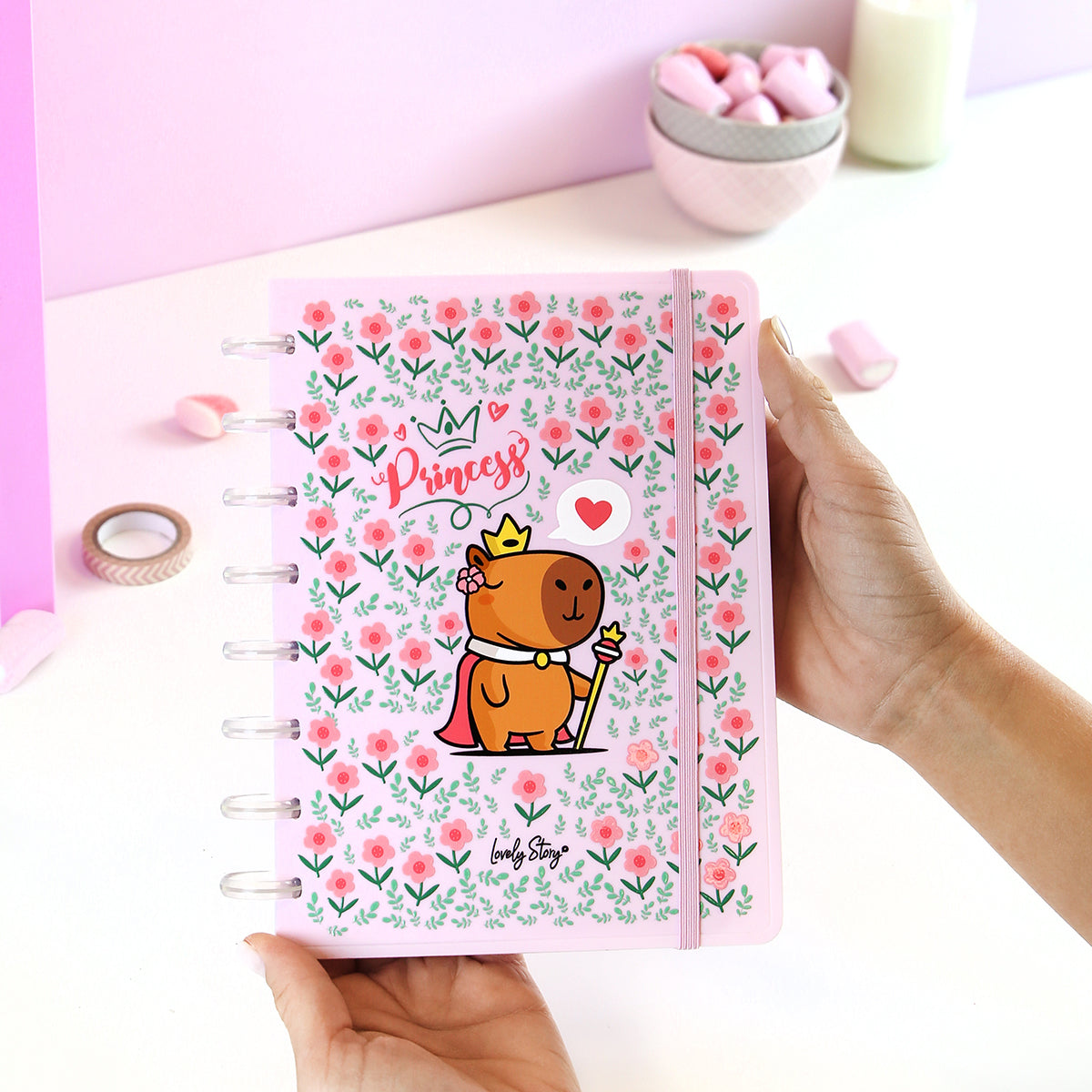 Smartbook A5 con sistema de discos - Capibara Princess