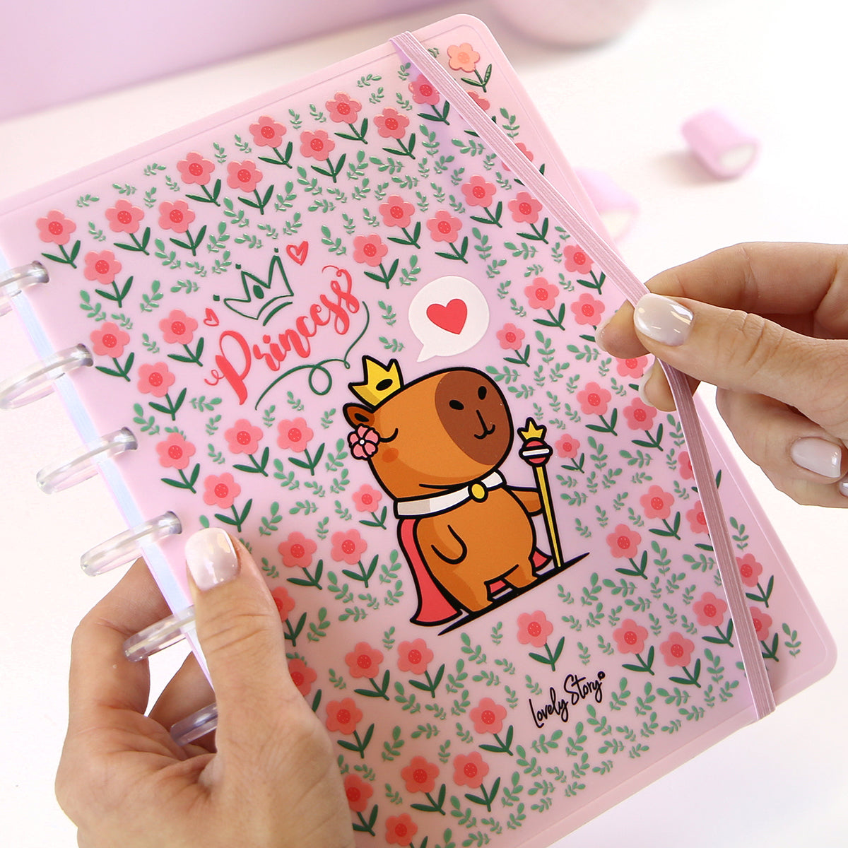 Smartbook A5 con sistema de discos - Capibara Princess