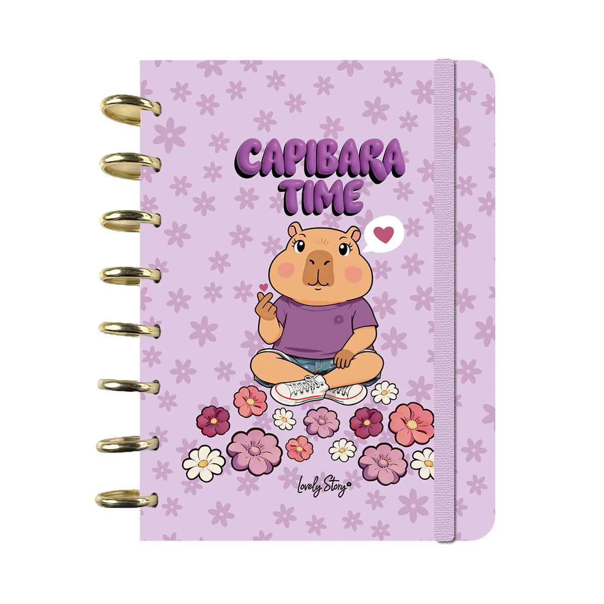 Cuaderno Smartbook Con Sistema de Discos – Capibara Time | Lovely Story
