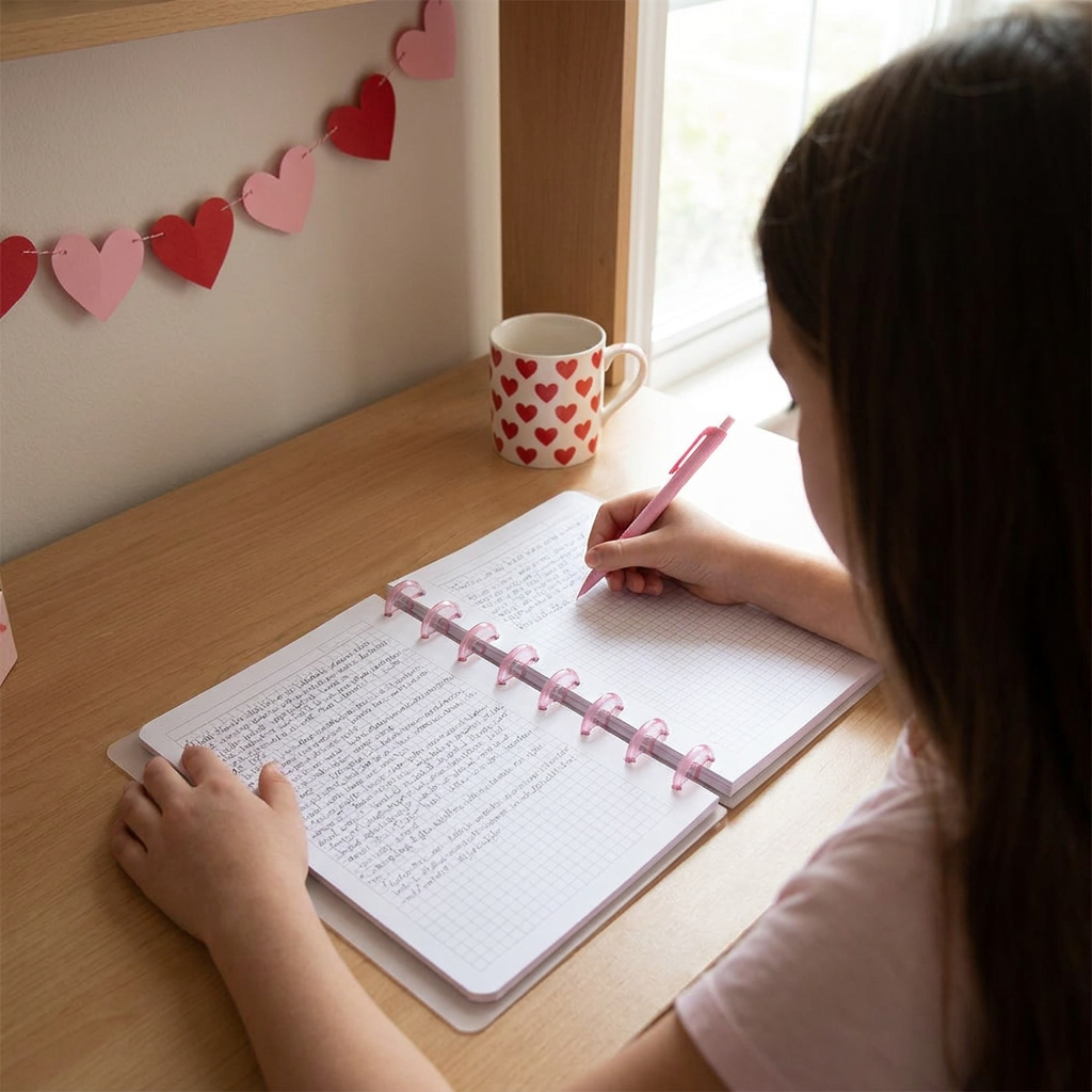 Cuaderno A5 Smart Book - Happy Heart - Ice