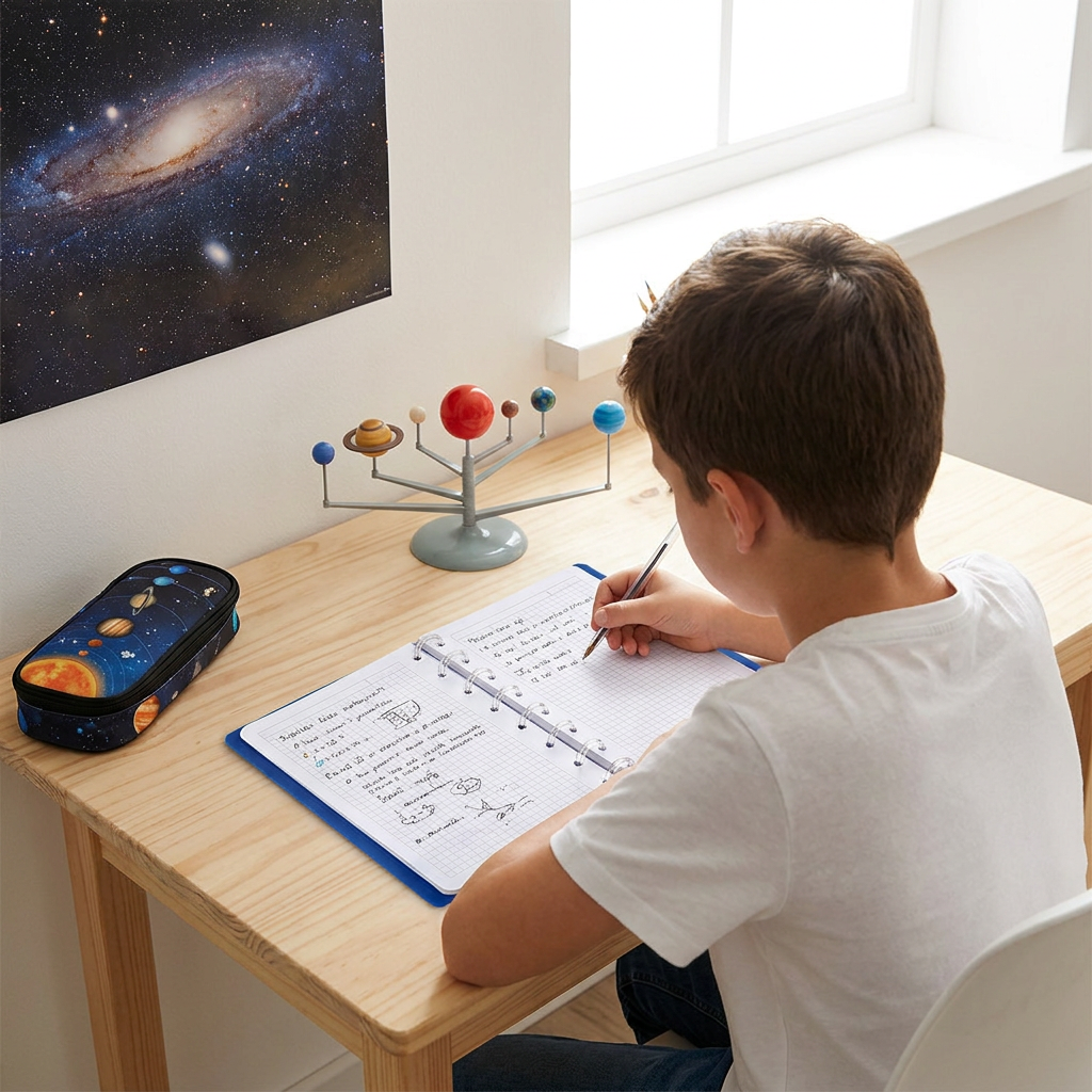 Cuaderno A5 Smart Book - Space Explorer - Dark Blue