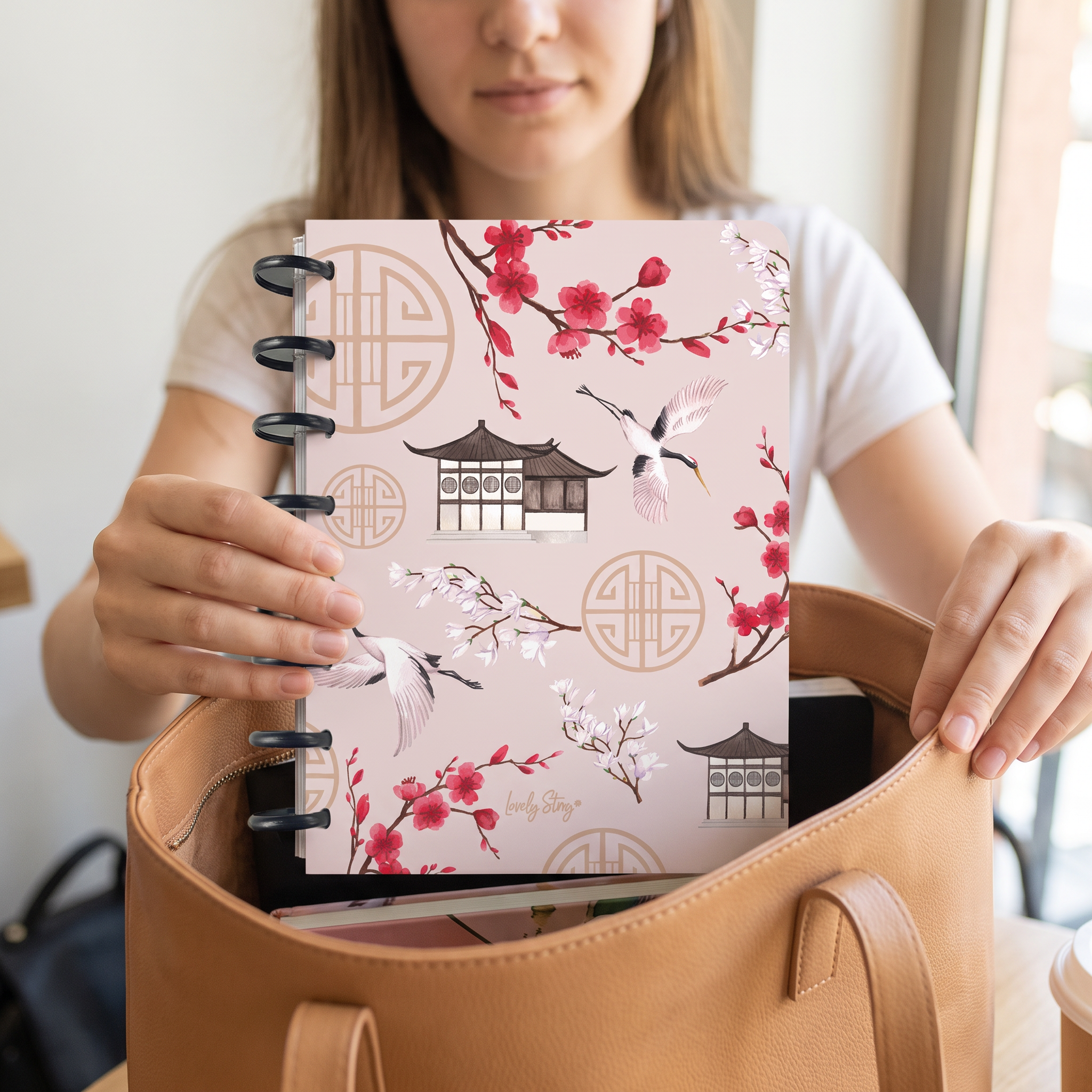 Cuaderno Smartbook Con Sistema de Discos – Kyoto - Color Sand