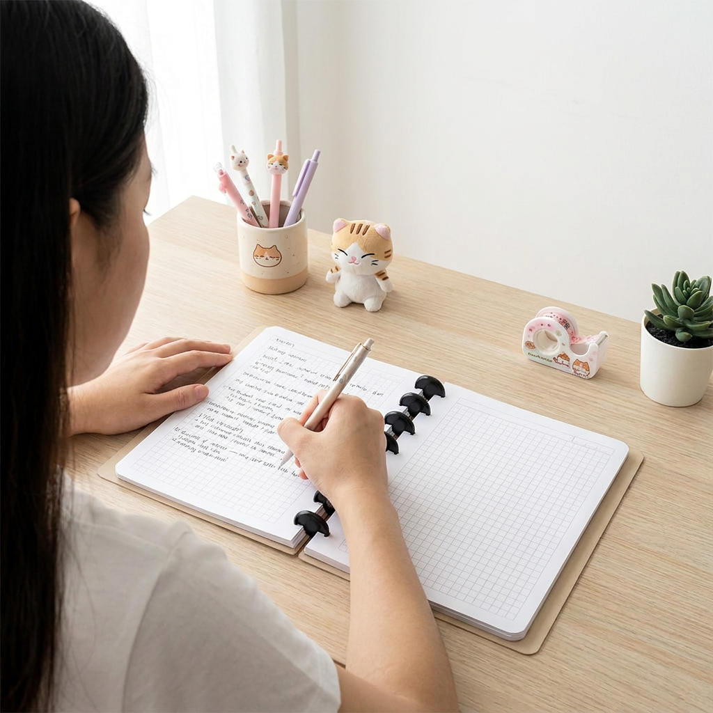 Cuaderno Smartbook Con Sistema de Discos – Kyoto - Color Sand